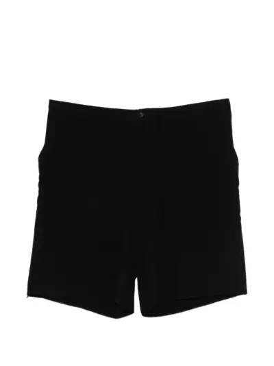Yohji Yamamoto side-pocket shorts - Black