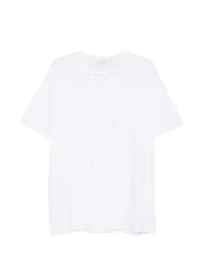 Yohji Yamamoto tie detail T-shirt - White