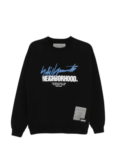 Yohji Yamamoto x Neighborhood logo-print sweatshirt - Black