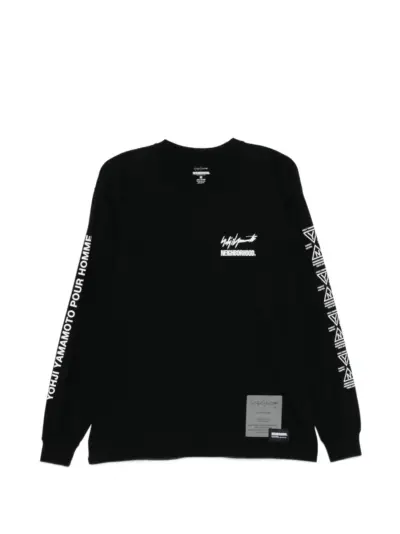 Yohji Yamamoto x Neighborhood long-sleeve sweatshirt - Black