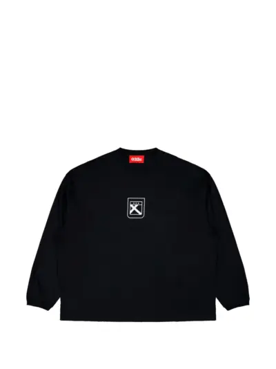 032c Fainting Cross long-sleeve sweatshirt - Black