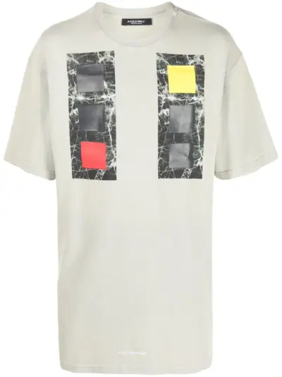 A-COLD-WALL* Cubist short-sleeve T-shirt - Neutrals