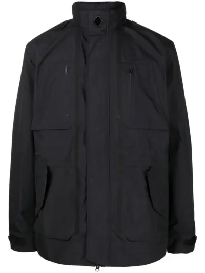 A-COLD-WALL* Technical M65 logo-patch windbreaker - Black