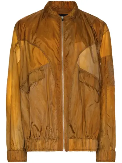 A-COLD-WALL* front-zip bomber jacket - Brown