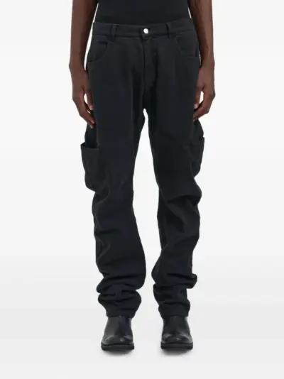 Andrea Ya'aqov denim pocket jeans - Black