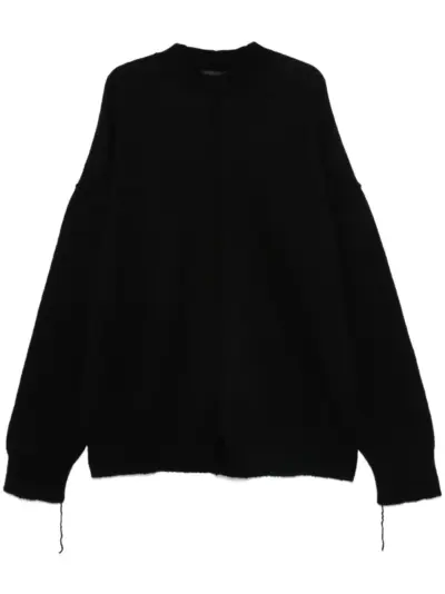 Andrea Ya'aqov knitted crew-neck sweater - Black