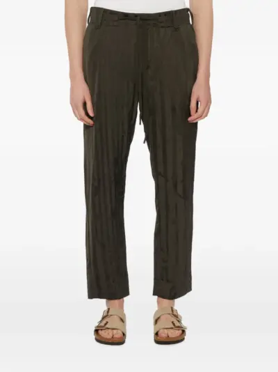 Andrea Ya'aqov striped trousers - Grey