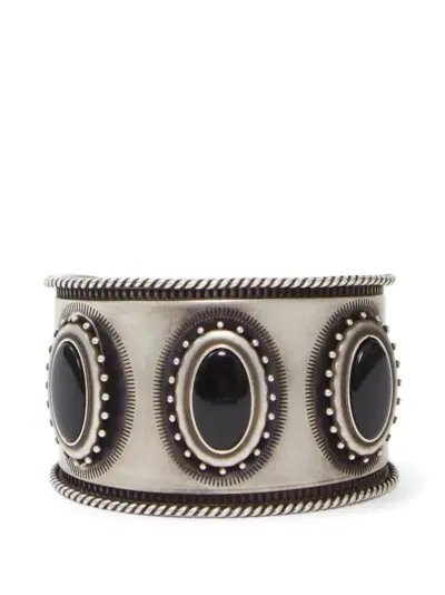 Ann Demeulemeester Luba engraved cuff bracelet - Silver