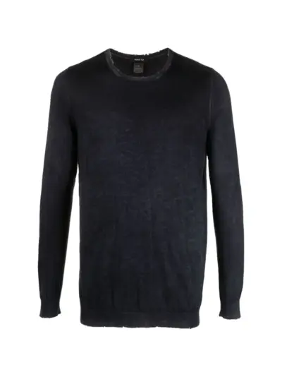 Avant Toi round-neck sweater - Blue