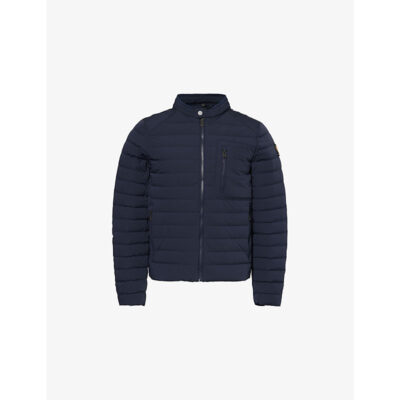 Belstaff Mens Belstaff Chassis Logo-Patch Puffer Jacket