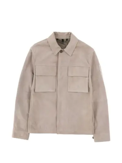 Belstaff leather shirt jacket - Neutrals