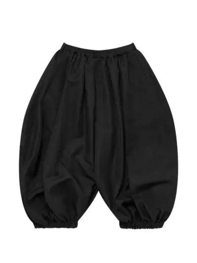 Black Comme Des Garçons ballon trousers