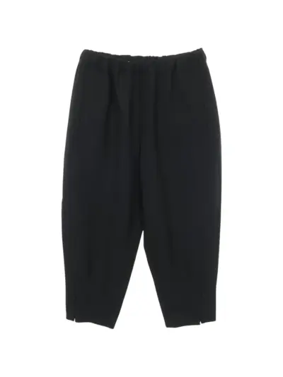 Comme Des Garçons Comme Des Garçons 2010s cropped pants wool trousers - Black