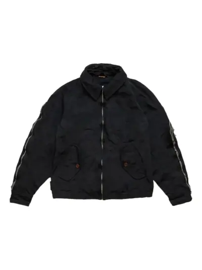 Comme Des Garçons Comme Des Garçons camouflage zip-fastening jacket - Black