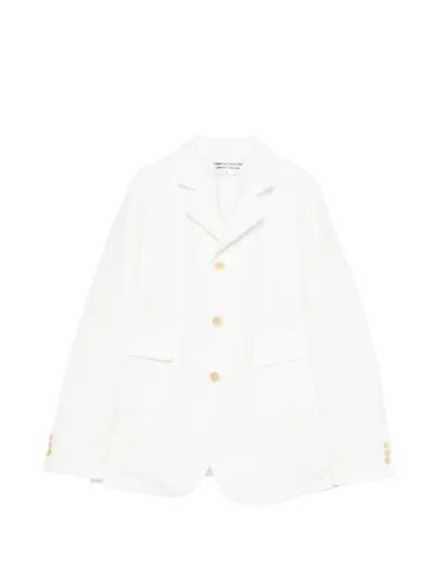 Comme Des Garçons Pre-Owned 2000s button blazer - White