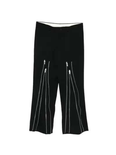 Comme des Garçons Homme Plus zip-detail trousers - Black
