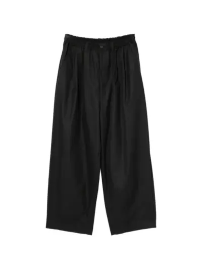 Comme des Garçons Homme cotton wide-leg trousers - Black