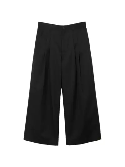 Comme des Garçons Homme twill wide-leg trousers - Black