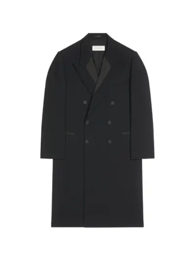 DRIES VAN NOTEN double-breasted coat - Black