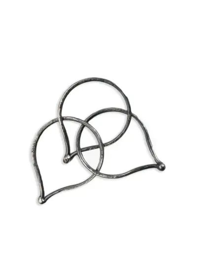 Detaj stud-embellished ring - Silver