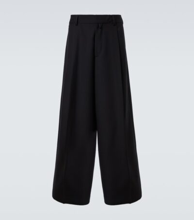 Dries Van Noten Wool wide-leg pants