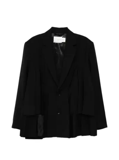 Feng Chen Wang wool blazer - Black