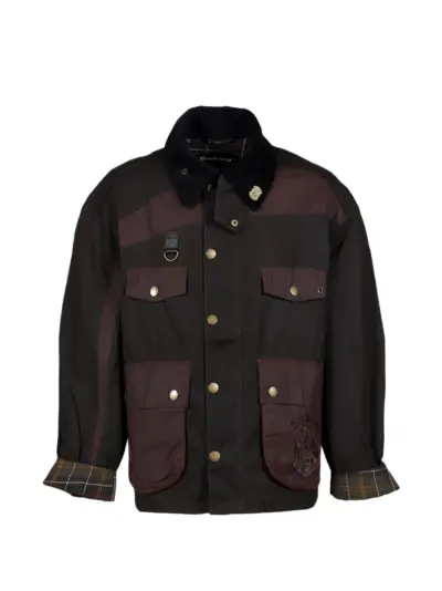 Feng Chen Wang x Barbour chest-pocket jacket - Brown