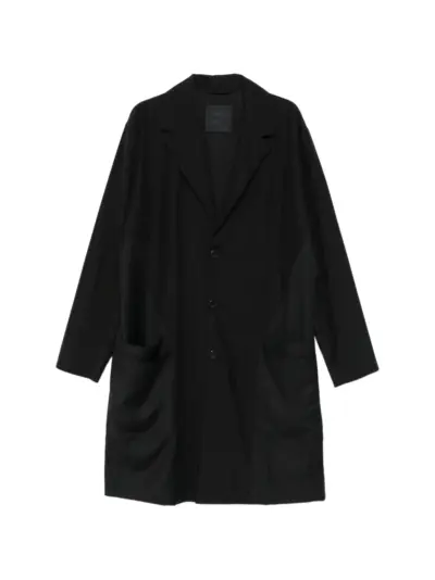 Frei-Mut front-pocket coat - Black