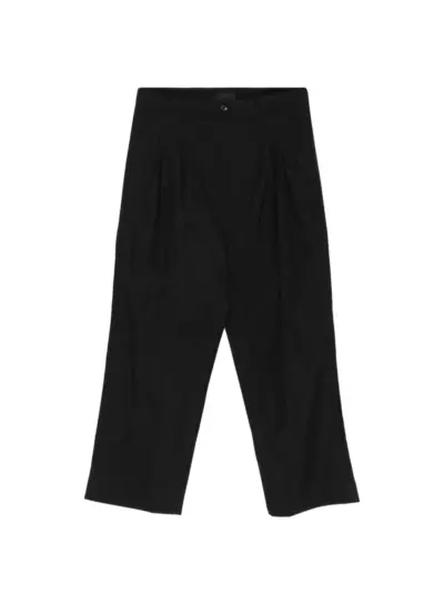 Frei-Mut pleated trousers - Black