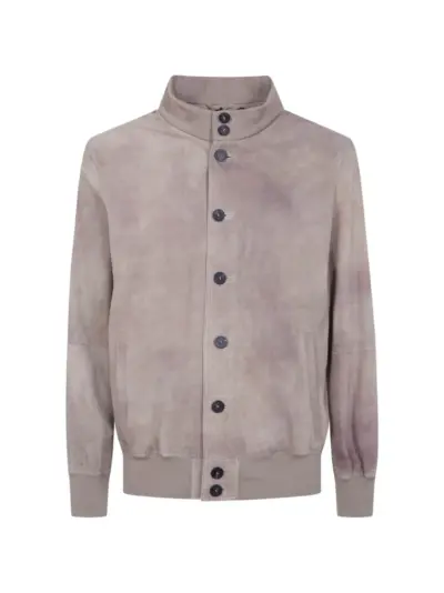Giorgio Brato buttoned bomber jacket - Grey