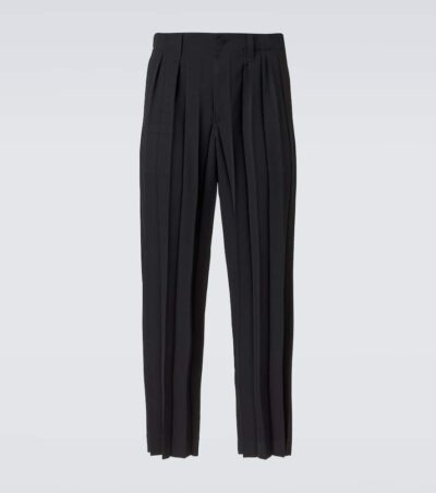Homme PlissÃ© Issey Miyake Edge Ensemble pleated straight pants