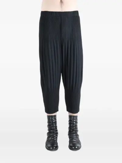 Homme Plissé Issey Miyake pleated trousers - Black