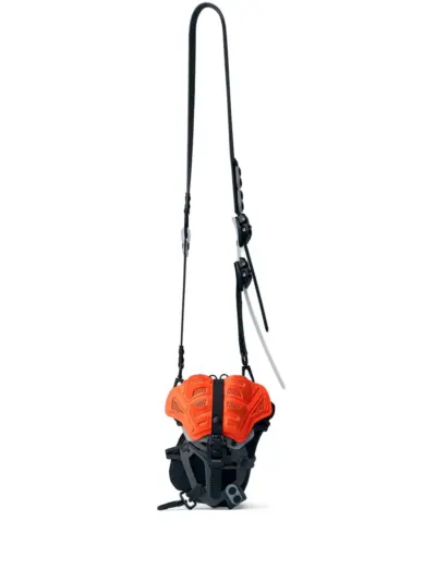 Innerraum logo-print messenger bag - Black