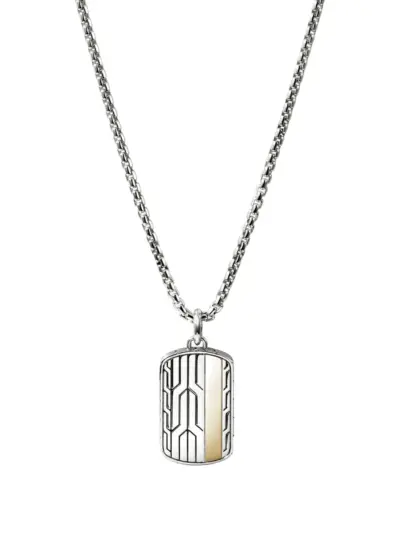 John Hardy Icon 50 sterling silver necklace