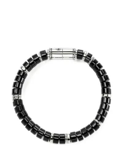 John Hardy sterling silver onyx bracelet