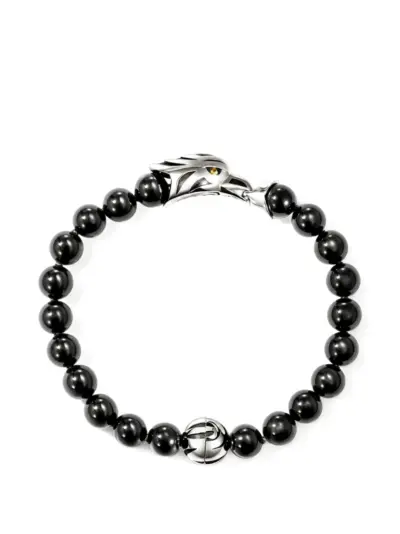 John Hardy sterling silver onyx eagle bracelet - Black