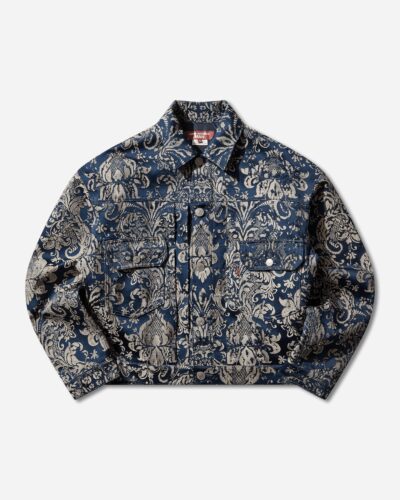 Junya Watanabe Men s Levi's Jacquard Jacket Navy / Beige