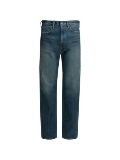 KAPITAL Monkey Cisco straight jeans - Blue