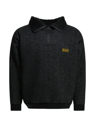 KAPITAL zip fleece sweatshirt - Grey