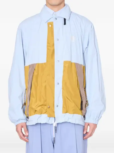 Kolor long-sleeves jacket - Blue