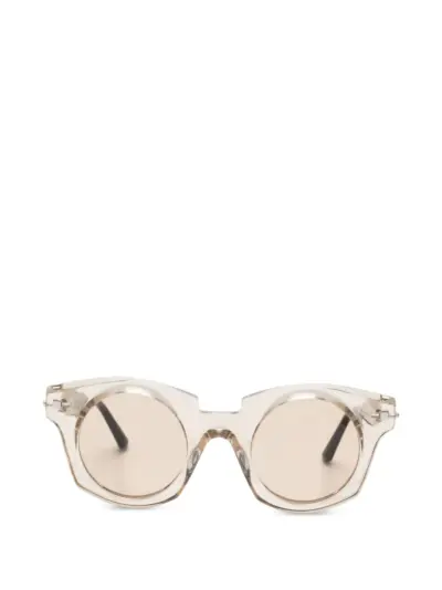 Kuboraum Mask J6 round-frame sunglasses - Black