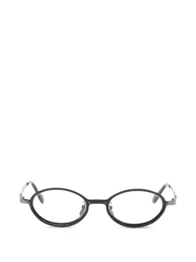 Kuboraum round-frame sunglasses - Grey