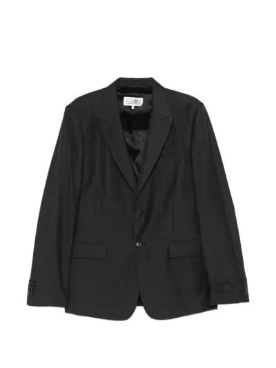 MM6 Maison Margiela single-breasted blazer - Grey