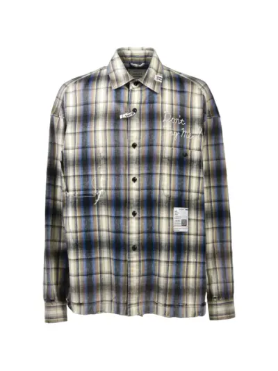 Maison MIHARA YASUHIRO Like Check shirt - Neutrals