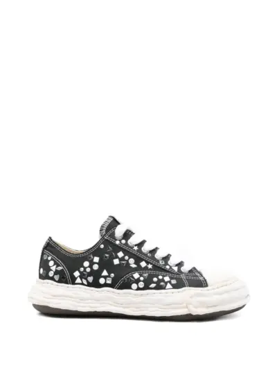 Maison MIHARA YASUHIRO Peterson 23 embellished-canvas sneakers - Black
