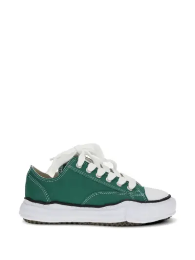 Maison MIHARA YASUHIRO Peterson canvas low-top sneakers - Green