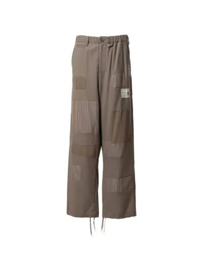 Maison MIHARA YASUHIRO Repaired patchwork trousers - Neutrals