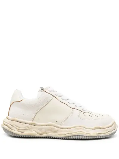 Maison MIHARA YASUHIRO Wayne leather sneakers - White