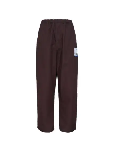 Maison MIHARA YASUHIRO drawstring trousers - Brown