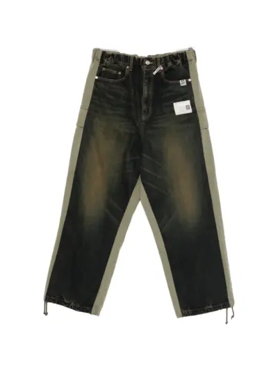 Maison MIHARA YASUHIRO elasticated-waistband trousers - Green